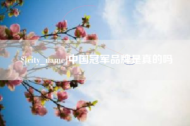 桓台中国冠军品牌是真的吗