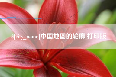 桓台中国地图的轮廓 打印版