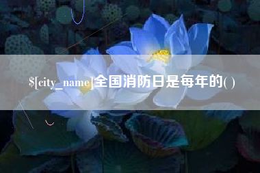 桓台全国消防日是每年的( )