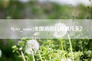 桓台全国消防日是第几天？