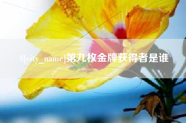 桓台第九枚金牌获得者是谁