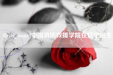 桓台中国消防救援学院在辽宁招生