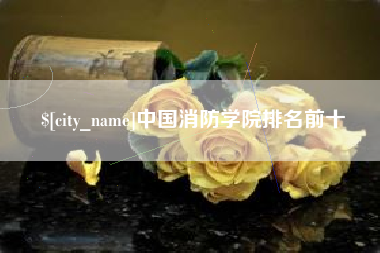 桓台中国消防学院排名前十
