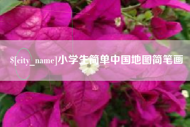 桓台小学生简单中国地图简笔画