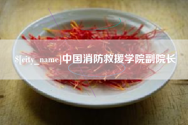 桓台中国消防救援学院副院长