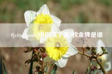 桓台中国拿下第9枚金牌是谁