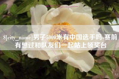 桓台男子5000米有中国选手吗-赛前有想过和队友们一起站上领奖台