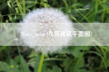 桓台九宫建筑平面图