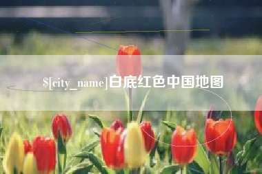 桓台白底红色中国地图