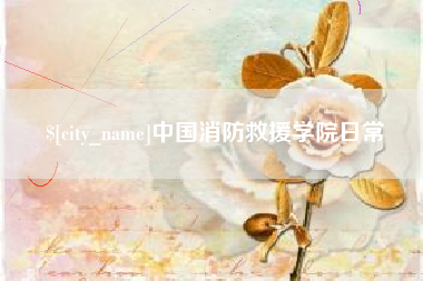 桓台中国消防救援学院日常