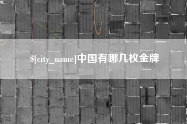桓台中国有哪几枚金牌