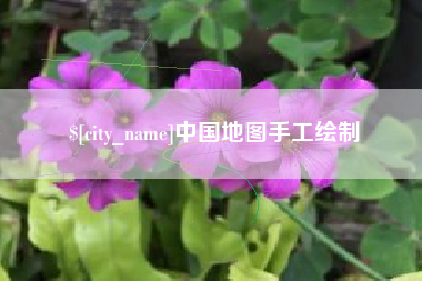 桓台中国地图手工绘制