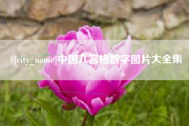 桓台中国九宫格数字图片大全集
