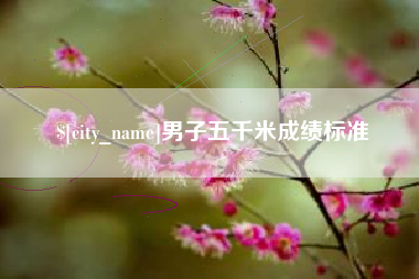 桓台男子五千米成绩标准