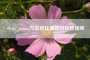 桓台九宫格比赛如何取胜视频