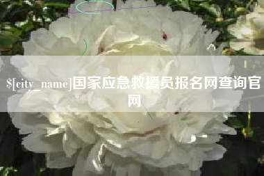 桓台国家应急救援员报名网查询官网